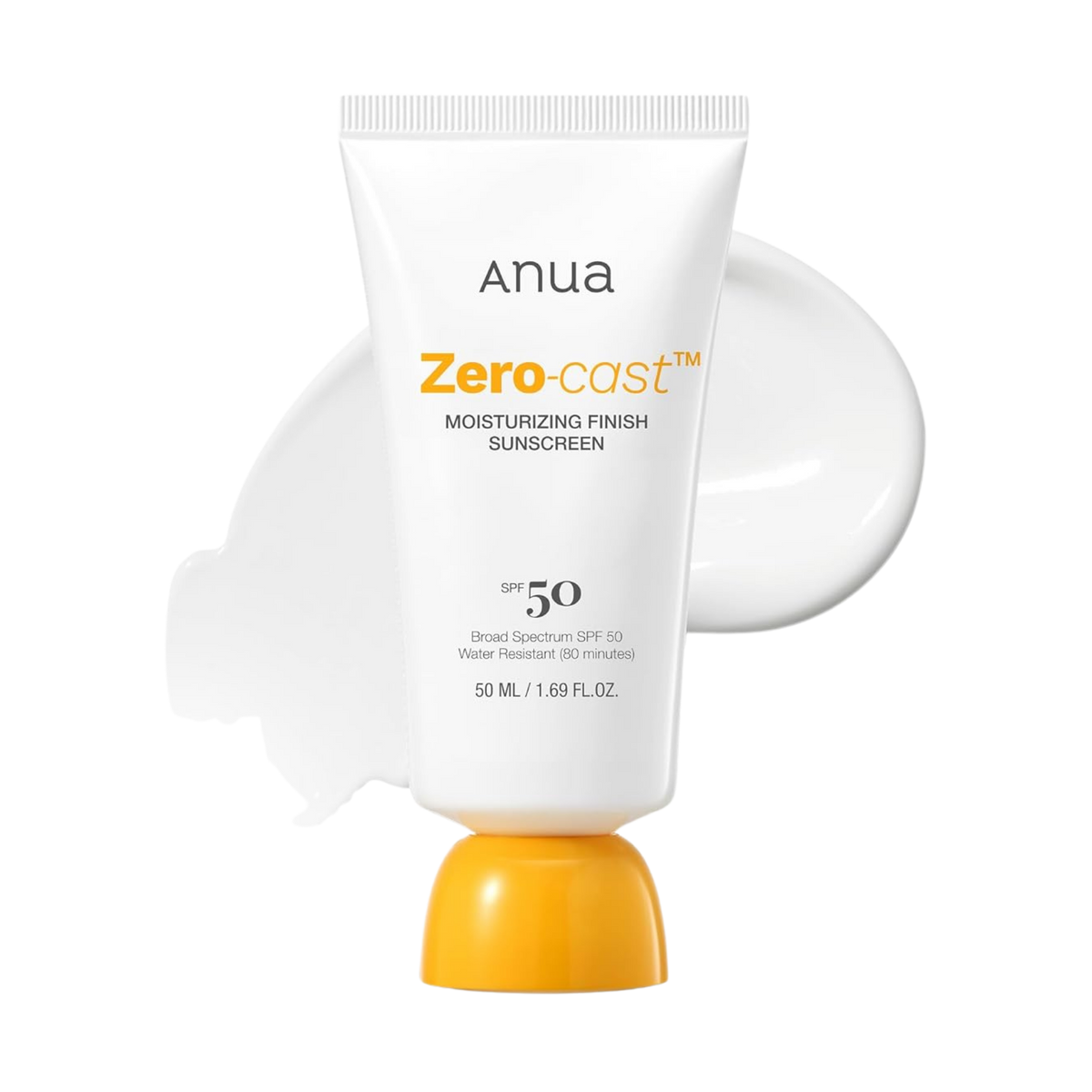 Drėkinantis apsauginis kremas nuo saulės "Zero-cast Moisturizing Finish Sunscreen", 50 ml