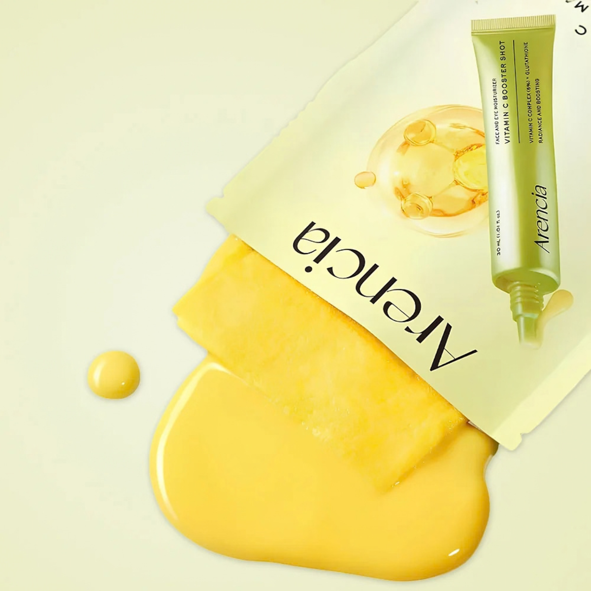 Skaistinanti veido kaukė "Vitamin C Booster Shot Mask", 27 ml