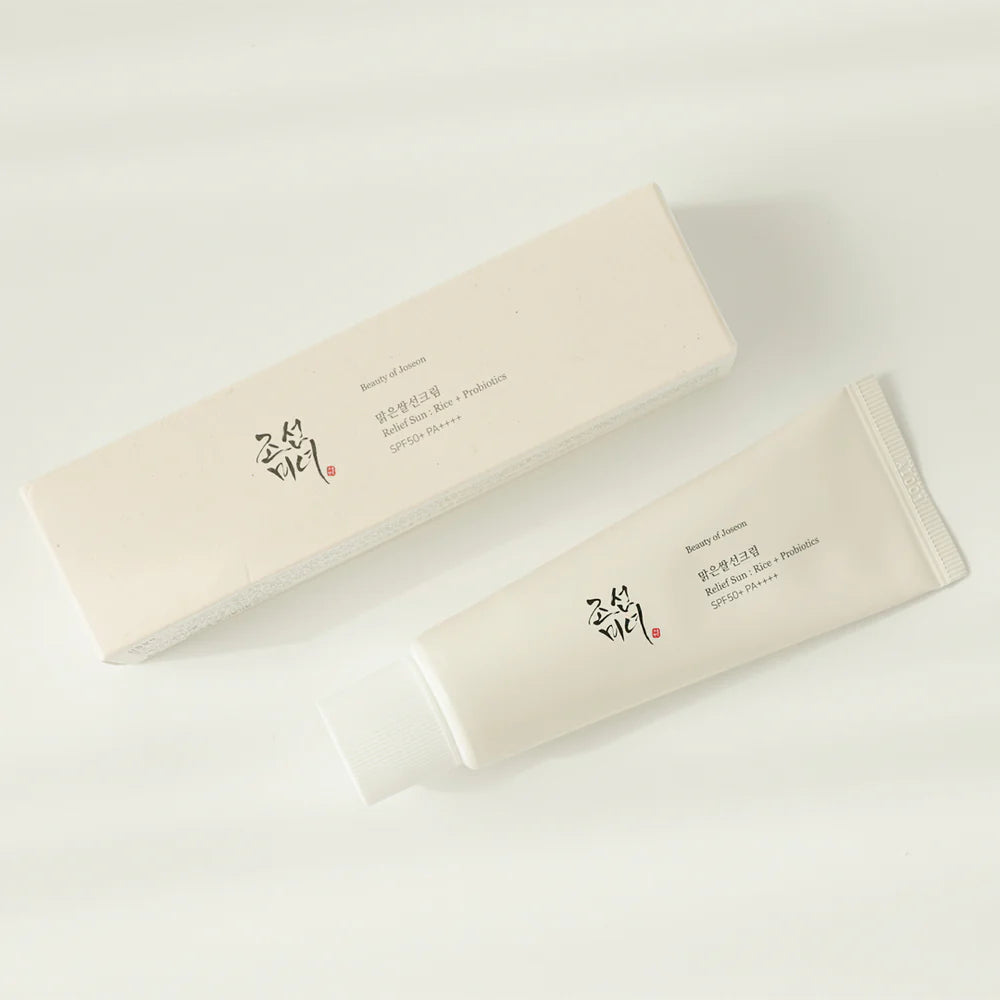 Apsauginis kremas nuo saulės "Relief Sun Rice + Probiotics SPF50+ PA++++", 50 ml