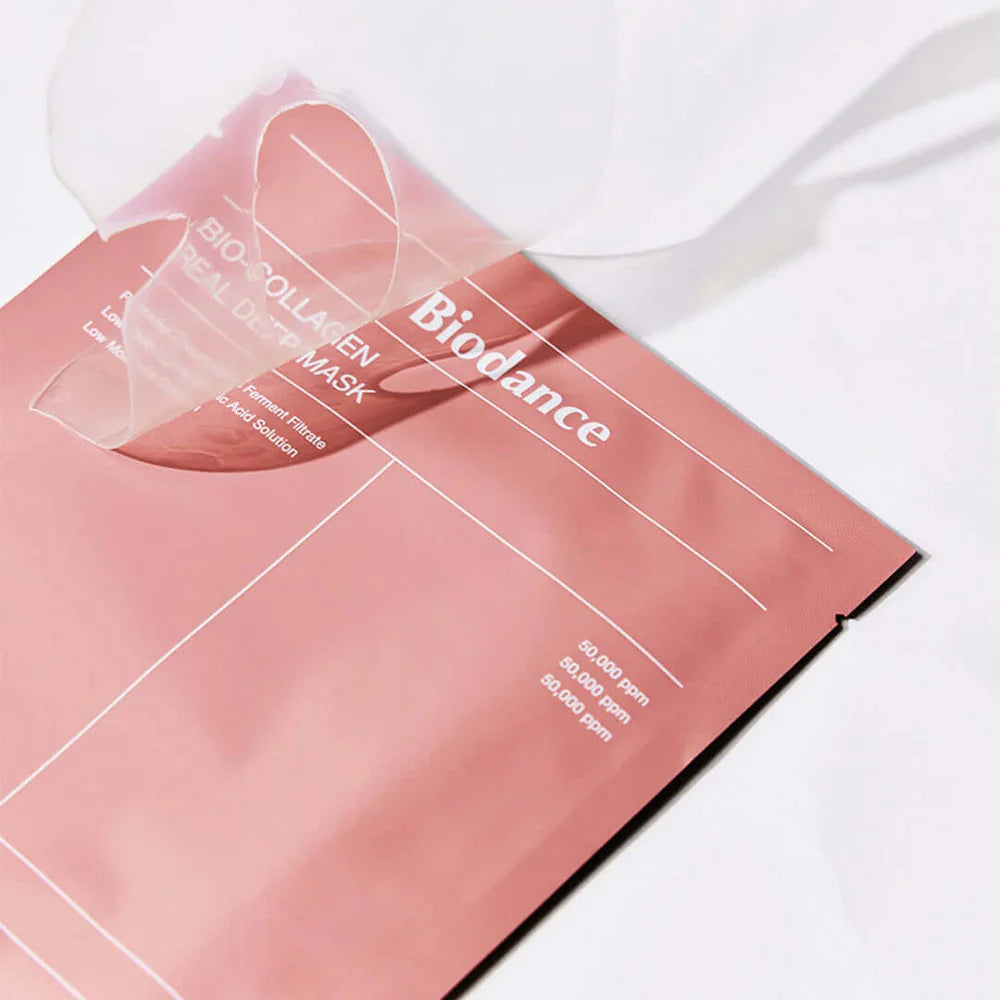 Stangrinamoji hidrogelinė veido kaukė "Bio-Collagen Real Deep Mask Set"