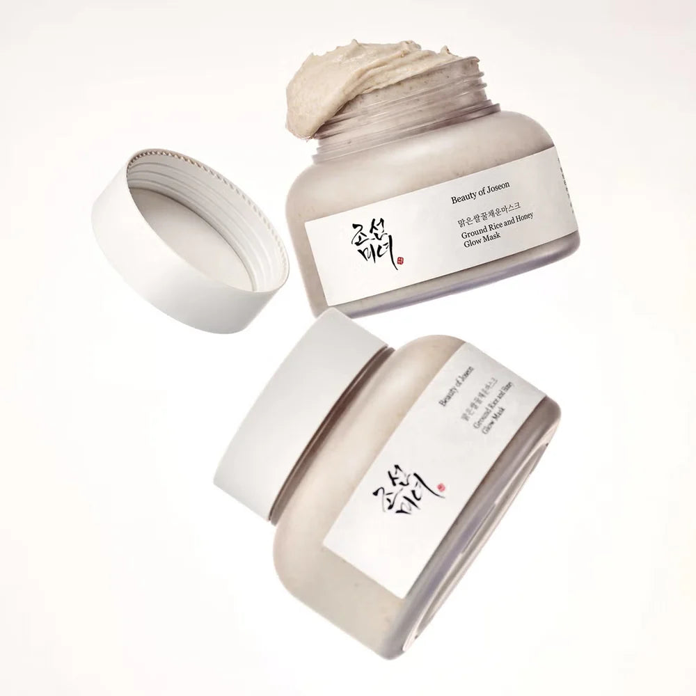 Veido kaukė su ryžių ekstraktu ir medumi "Ground Rice and Honey Glow Mask", 150 ml