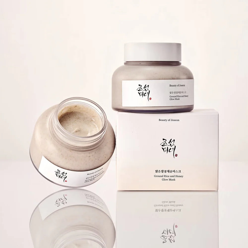 Veido kaukė su ryžių ekstraktu ir medumi "Ground Rice and Honey Glow Mask", 150 ml