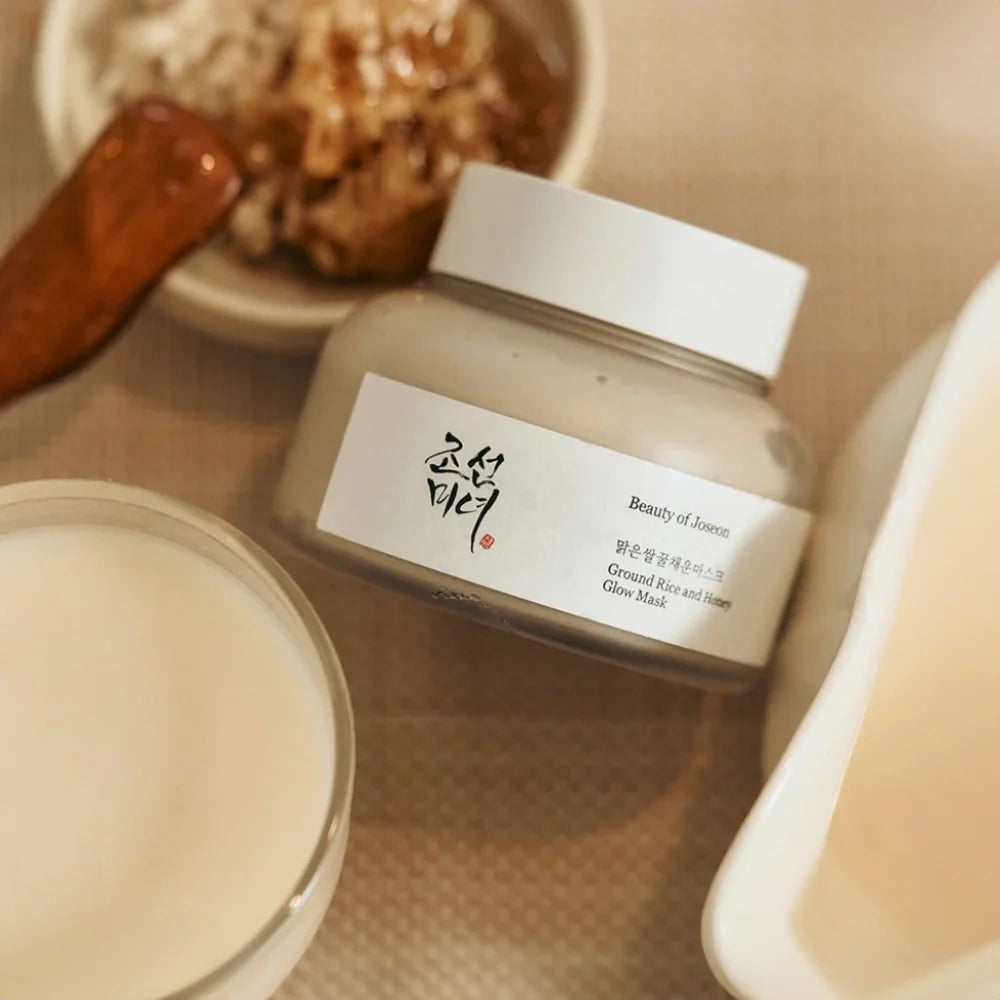 Veido kaukė su ryžių ekstraktu ir medumi "Ground Rice and Honey Glow Mask", 150 ml
