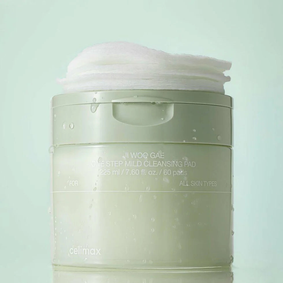 Šveičiamieji toniko padeliai "Ji Woo Gae Heartleaf BHA Peeling Pad", 60 vnt.