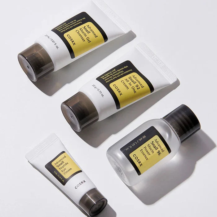 4 žingsnių rinkinys su sraigių mucinu "All About Snail Facial Care Kit"