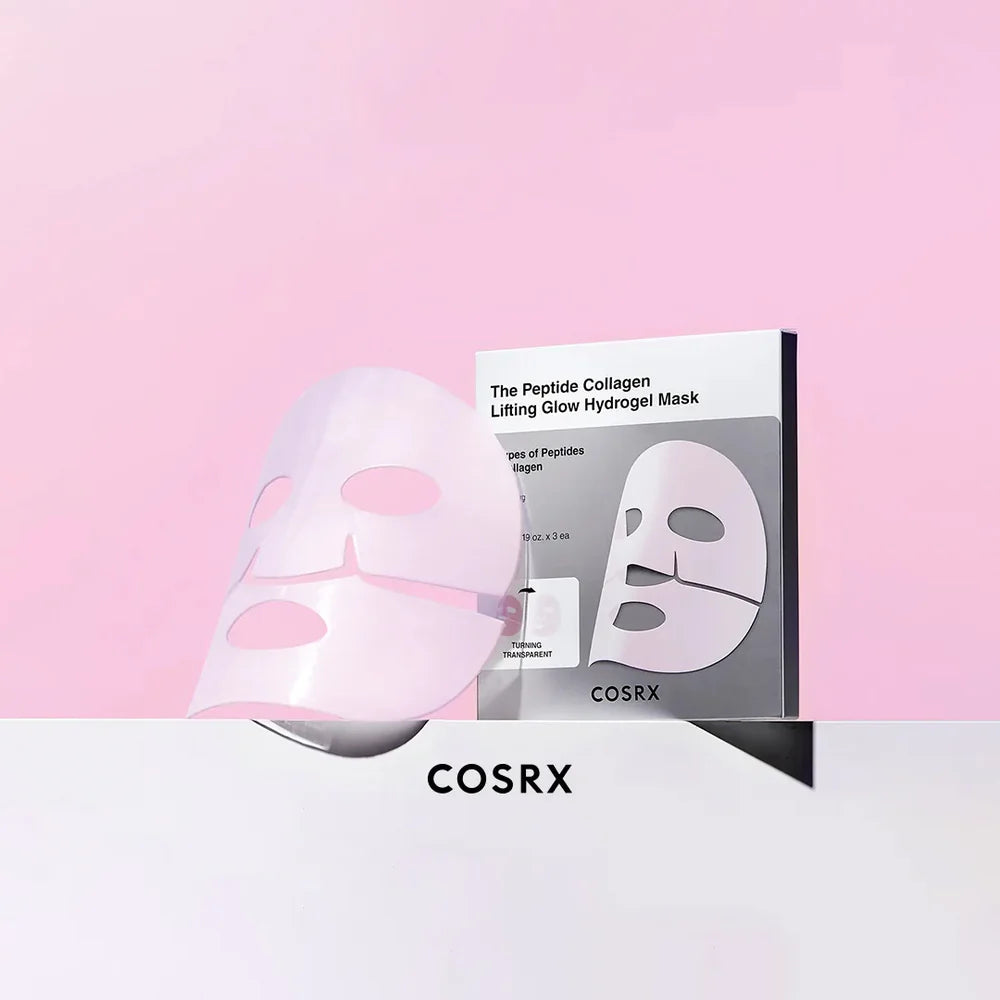 Stangrinamoji hidrogelinė veido kaukė "Peptide Collagen Glow Hydrogel Mask"