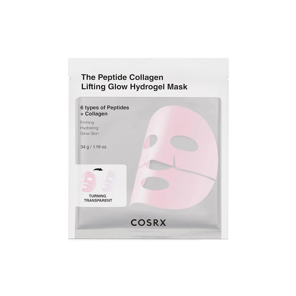 Stangrinamoji hidrogelinė veido kaukė "Peptide Collagen Glow Hydrogel Mask"