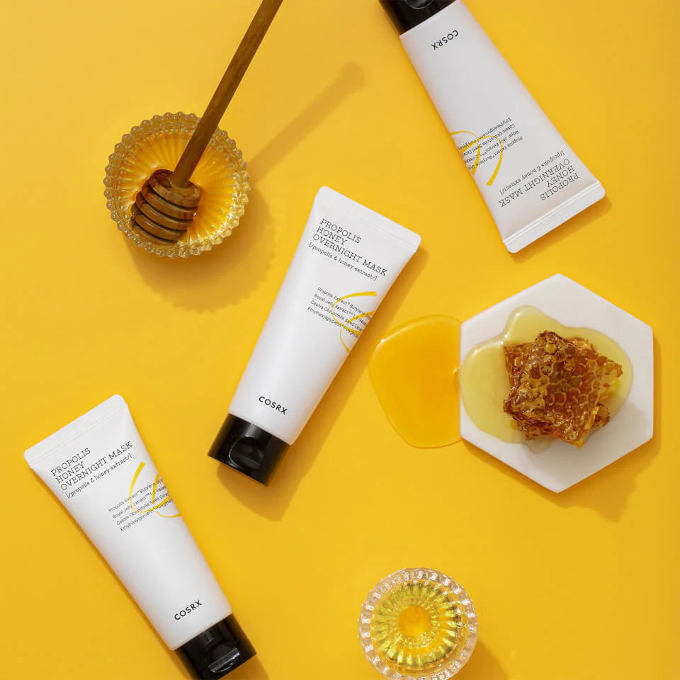 Naktinė veido kaukė "Full Fit Propolis Honey Overnight Mask", 60 ml