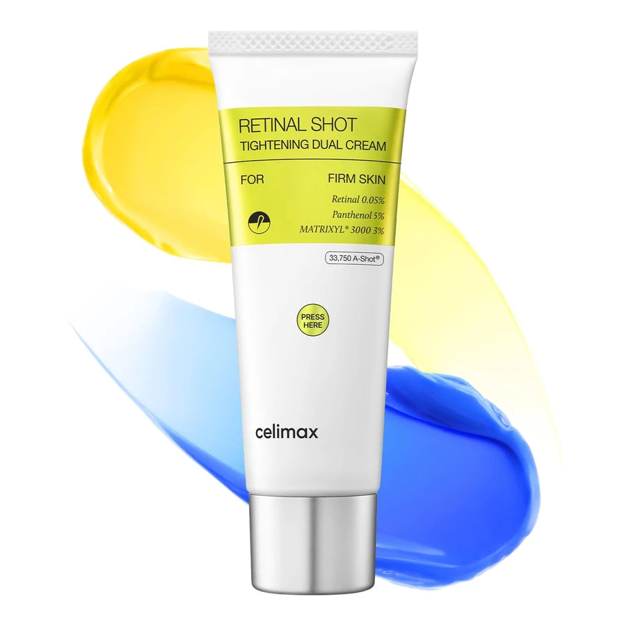 Dvigubo poveikio stangrinamasis veido kremas su retinaliu, peptidais ir pantenoliu "The Vita-A Retinal Shot Tightening Dual Cream", 50 ml
