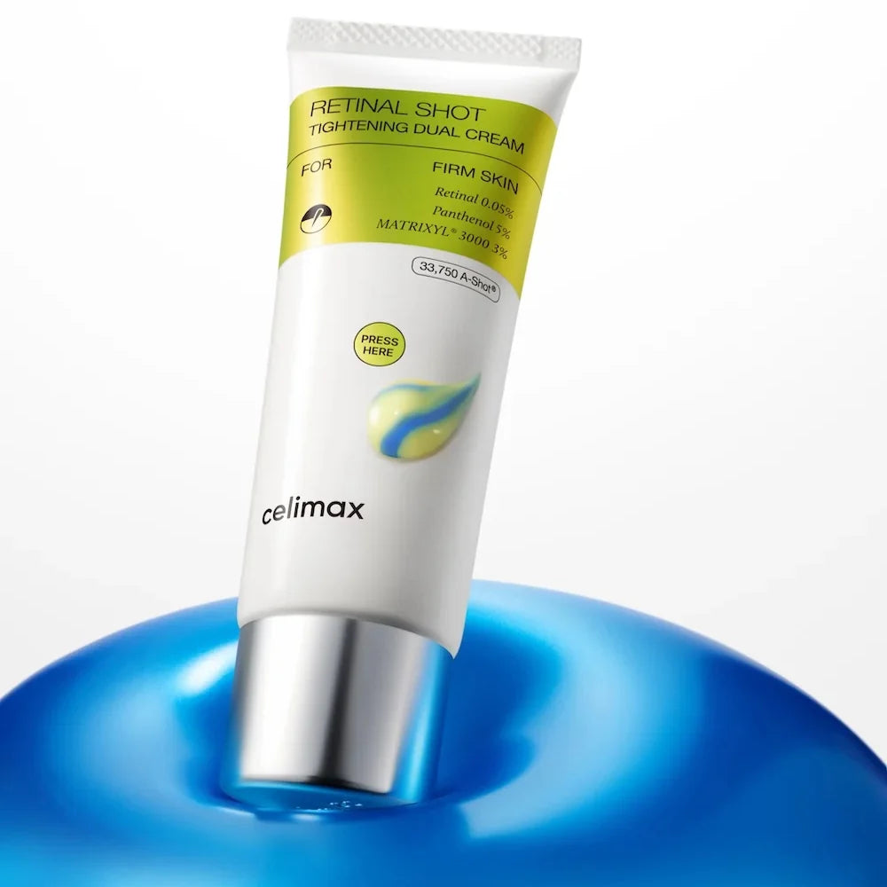 Dvigubo poveikio stangrinamasis veido kremas su retinaliu, peptidais ir pantenoliu "The Vita-A Retinal Shot Tightening Dual Cream", 50 ml