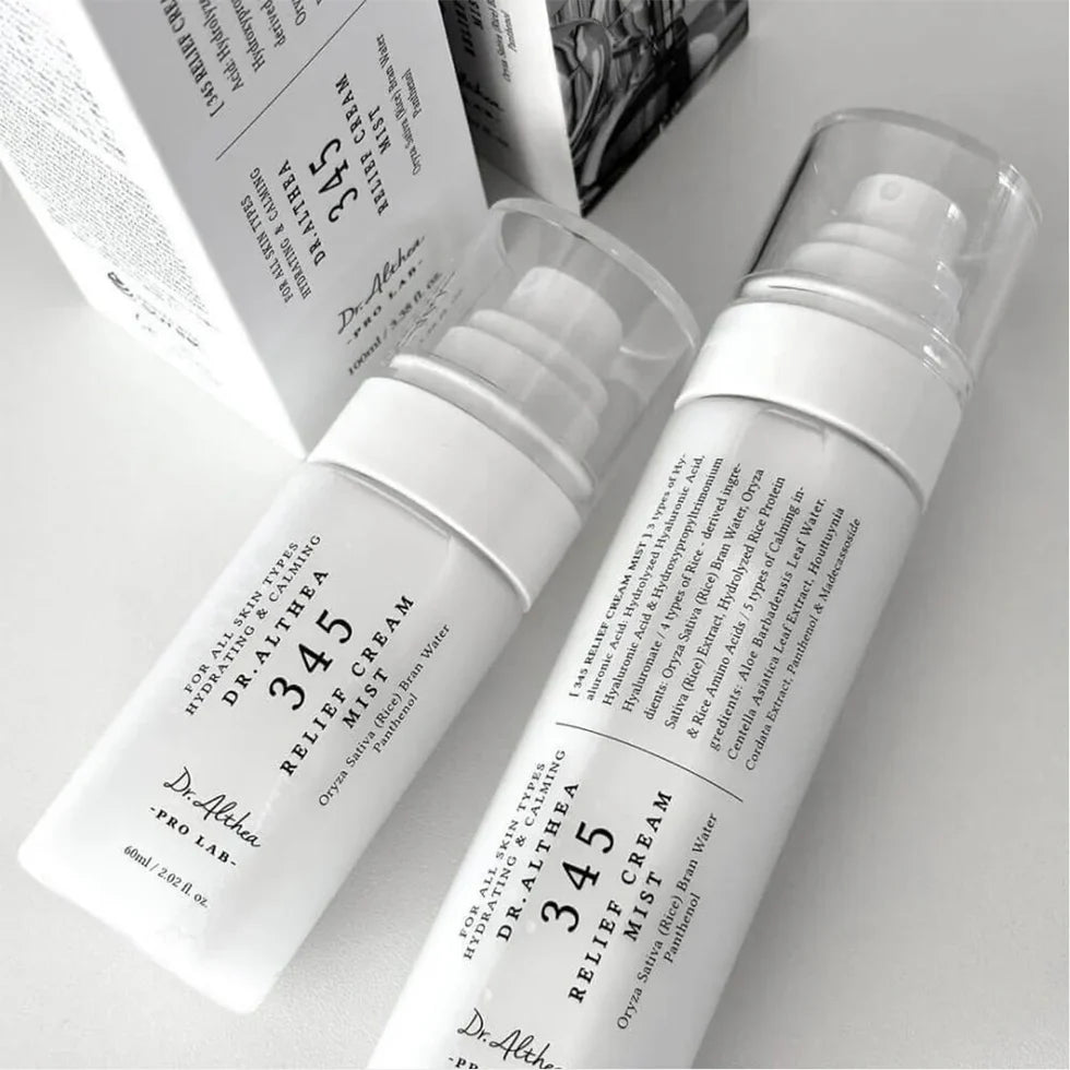 Dvifazė veido dulksna "345 Relief Cream Mist", 100 ml