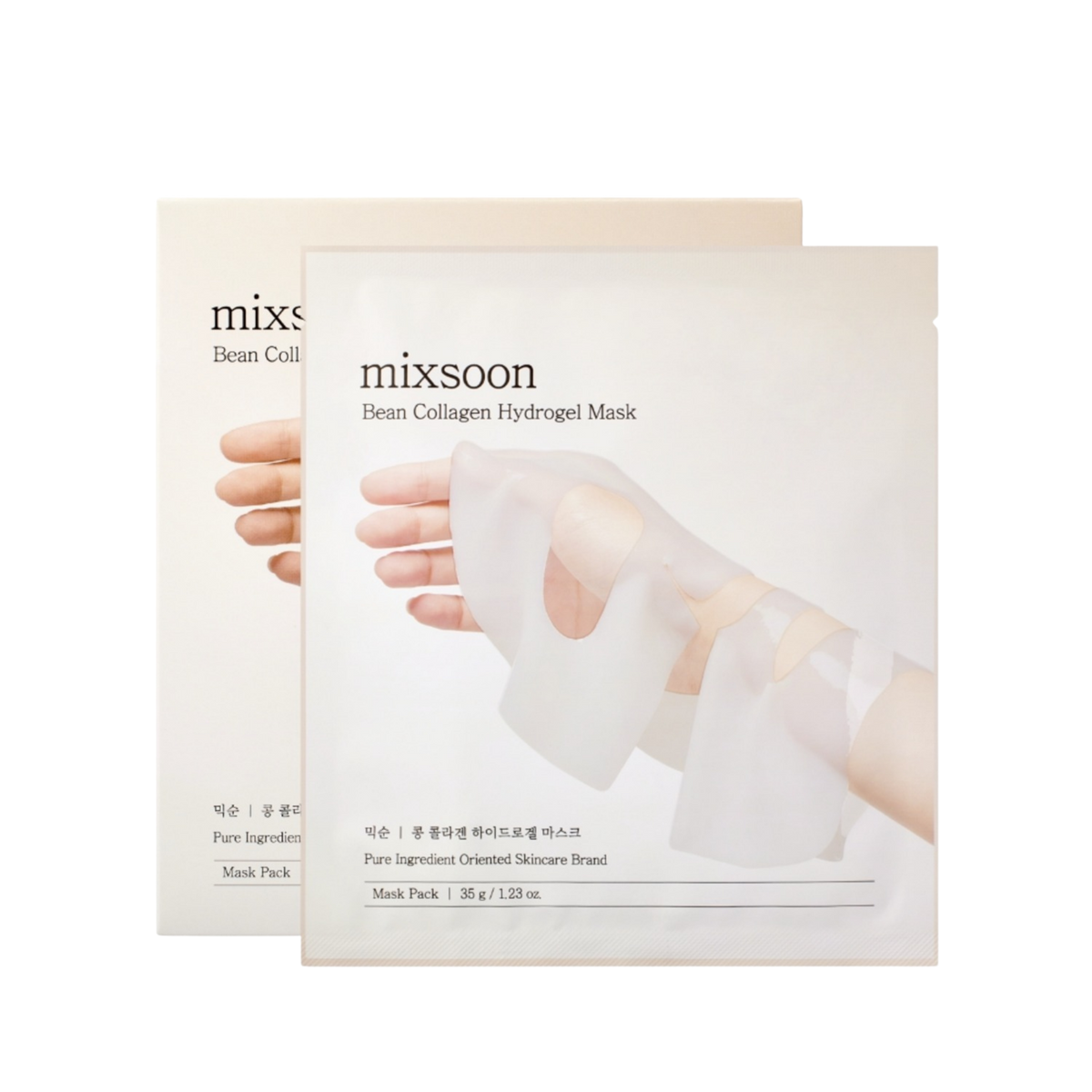 Drėkinamoji veido kaukė "Bean Collagen Hydrogel Mask"