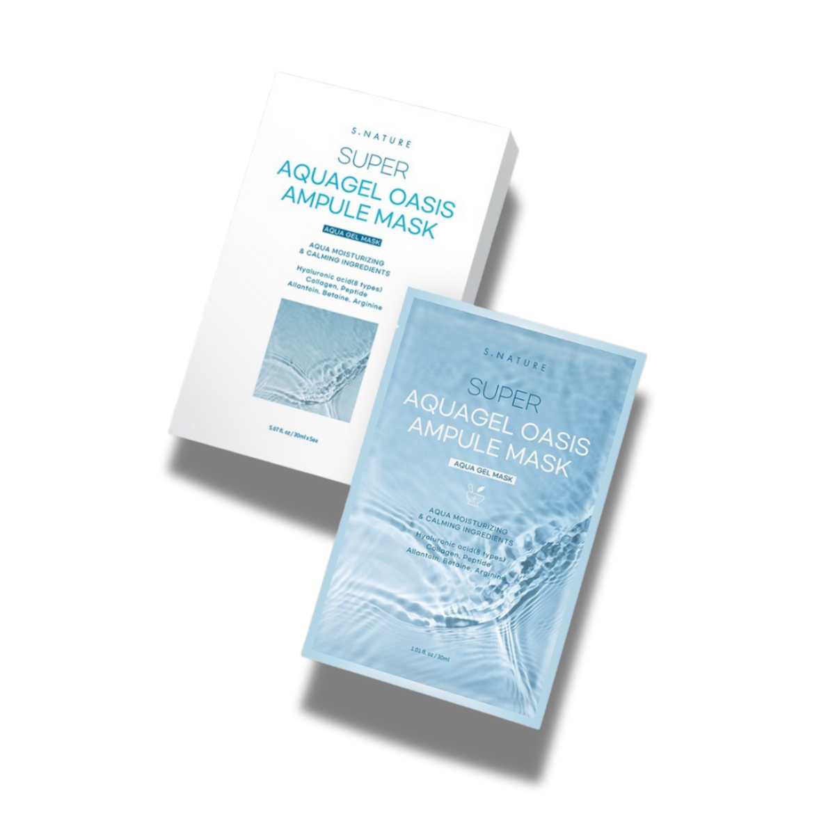 Lakštinė veido kaukė "Super Aquagel Oasis Ampoule Mask", 30 ml