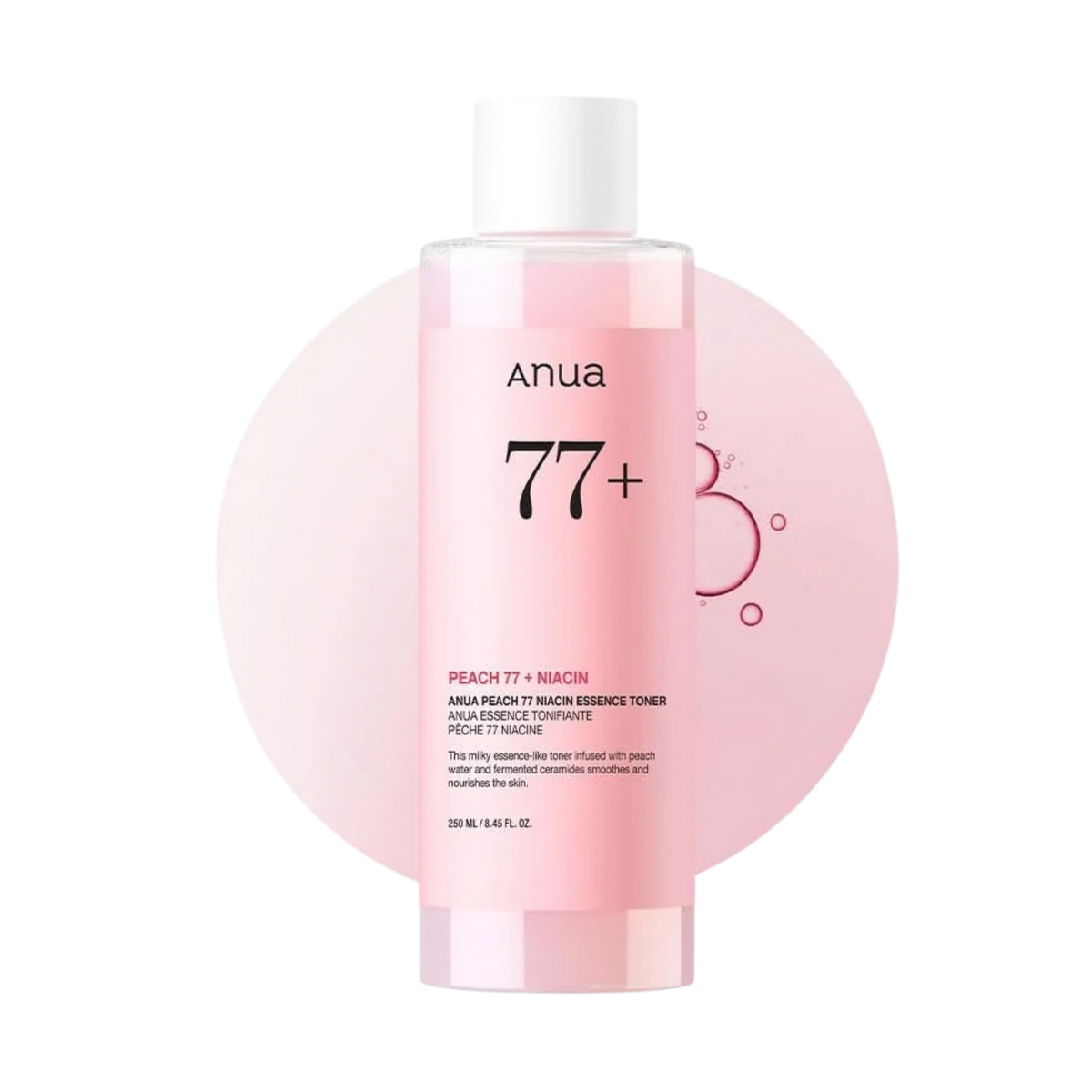 Veido tonikas su persikų ekstraktu ir niacinamidu "Peach 77 Niacin Essence Toner, 250 ml