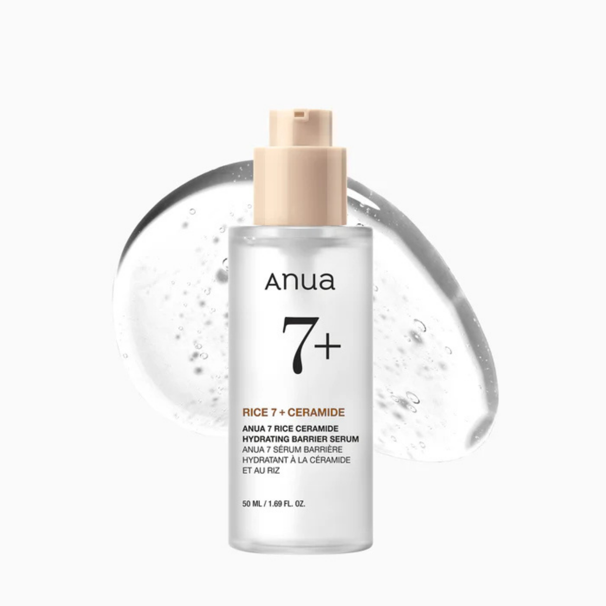 Drėkinantis ir odos barjerą stiprinantis serumas "Rice 7 Ceramide Hydrating Barrier Serum", 50 ml