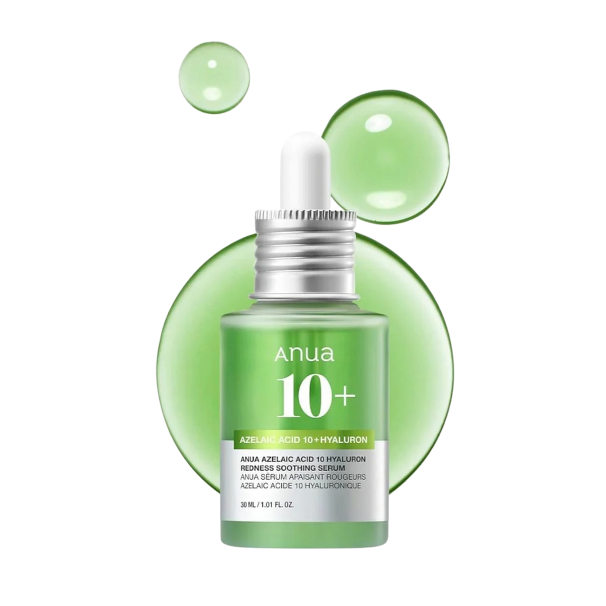 Raminamasis serumas raustančiai odai su 10 % azelaino rūgštimi "Azelaic Acid 10 Hyaluron Redness Soothing Serum", 30 ml