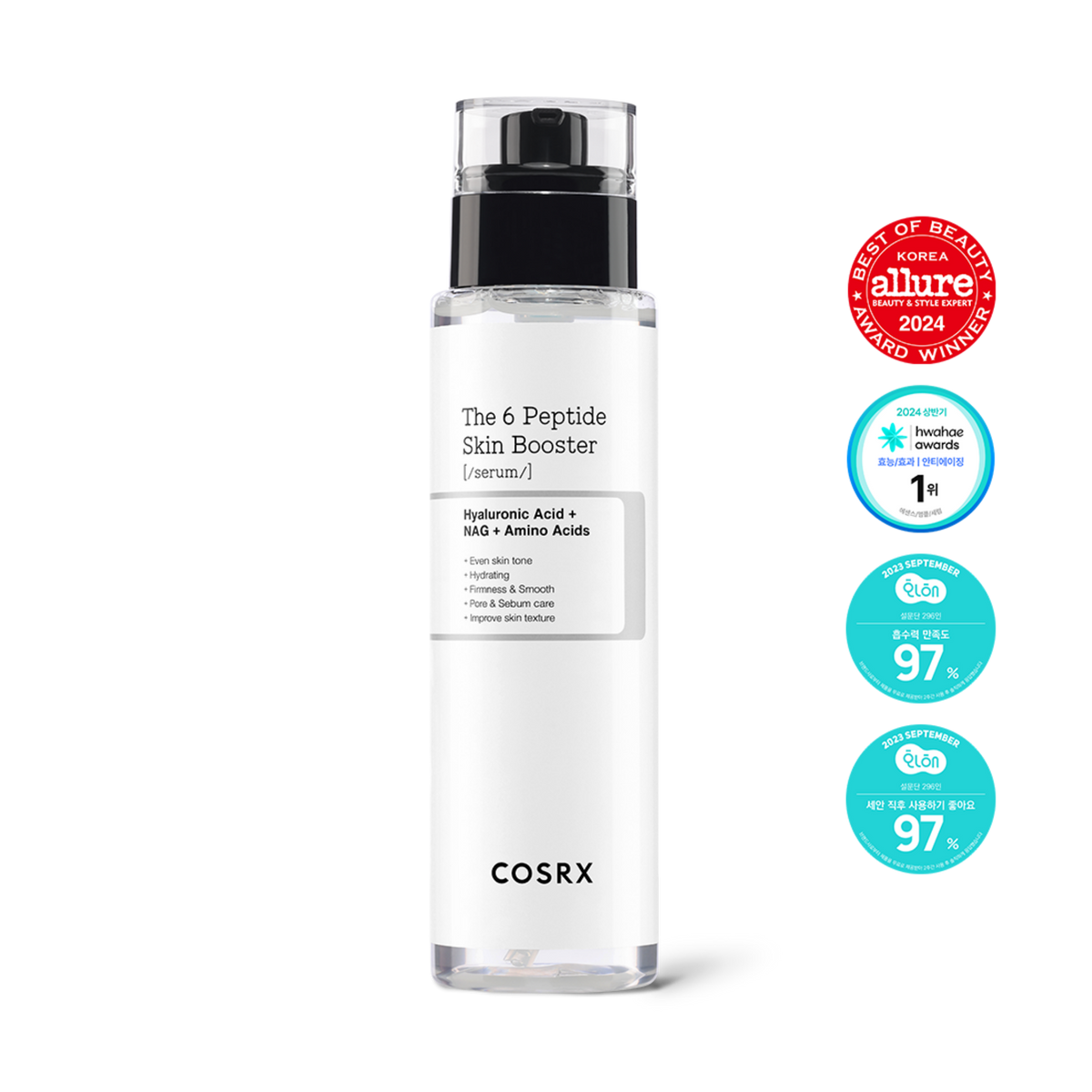 Veido serumas su peptidais "The 6 Peptide Skin Booster Serum"
