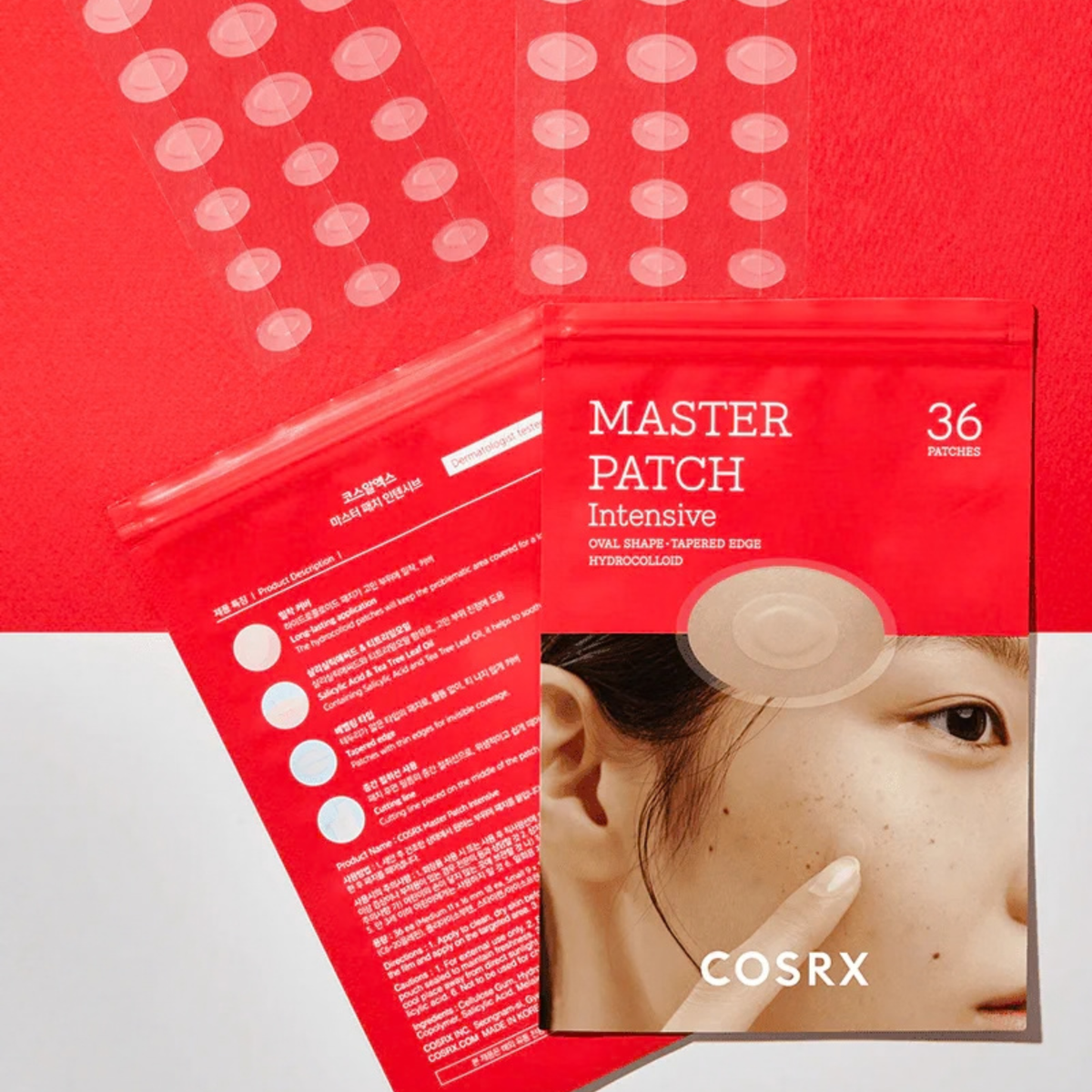 Pleistrai spuogams "Master Patch Intensive - Healing Eczema Patches", 36 vnt.