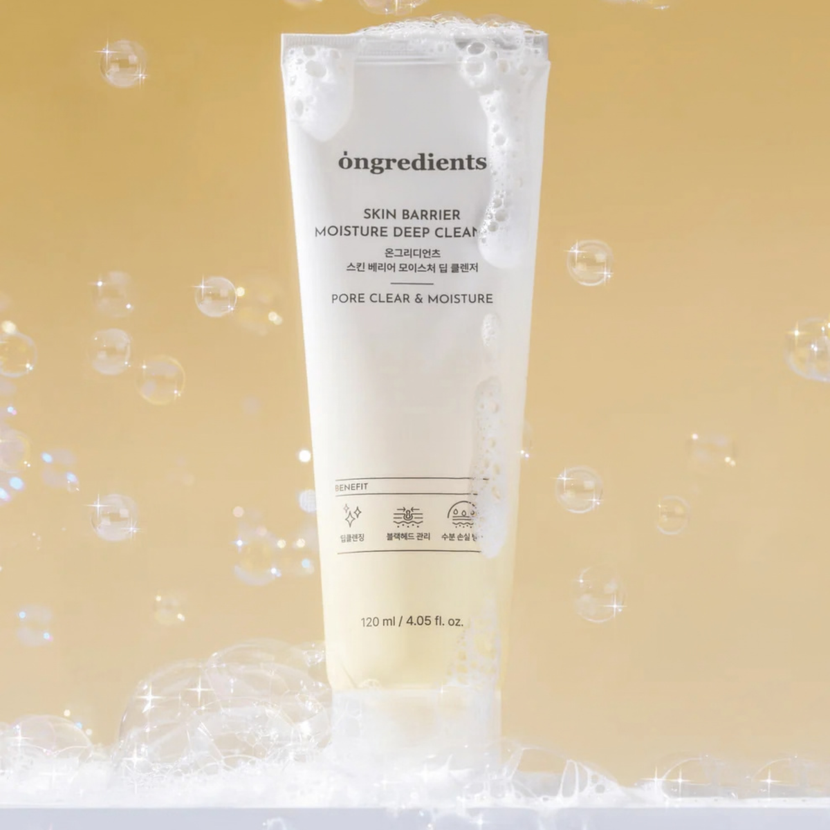 Drėkinantis veido prausiklis "Skin Barrier Moisture Deep Cleanser", 120 ml