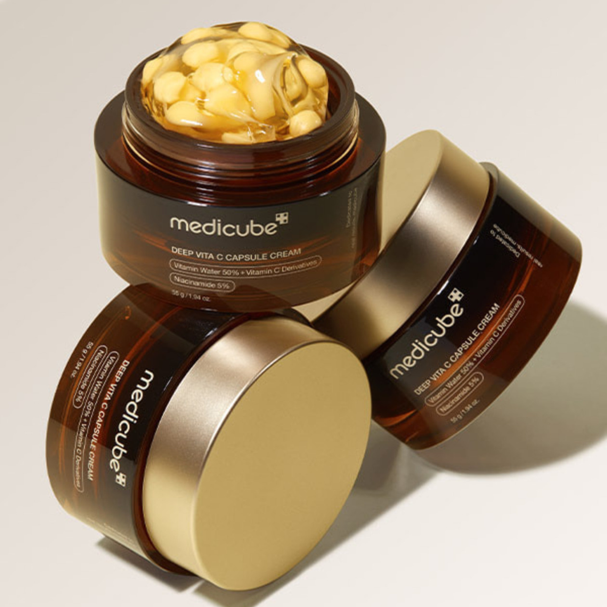 Skaistinamasis veido kremas "Deep Vita C Capsule Cream", 55 g
