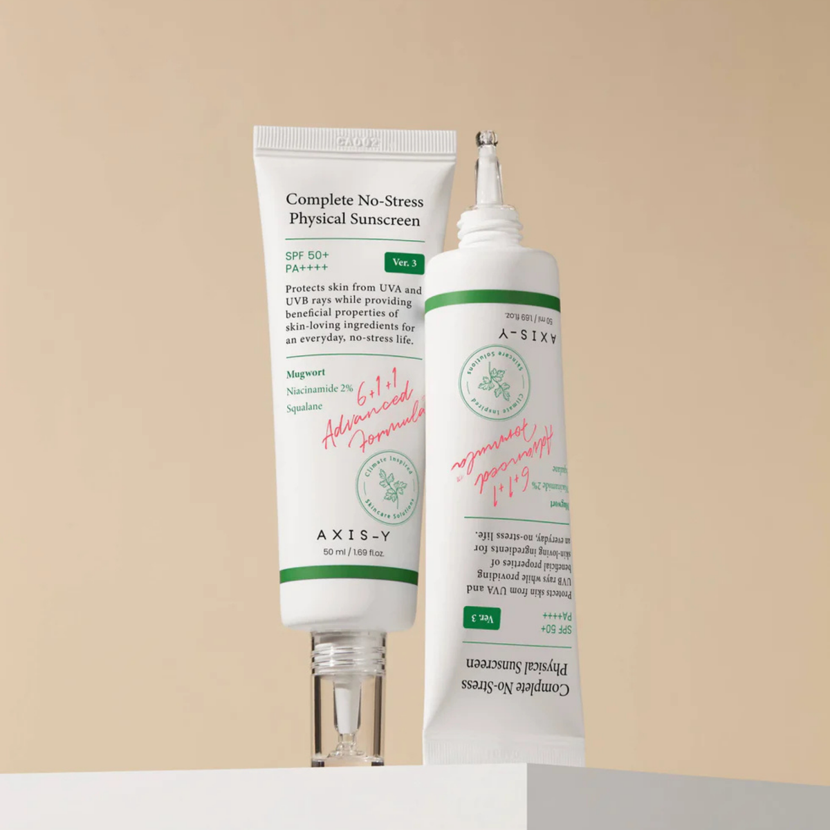 Apsauginis kremas nuo saulės "Complete No-Stress Physical Sunscreen", 50 ml