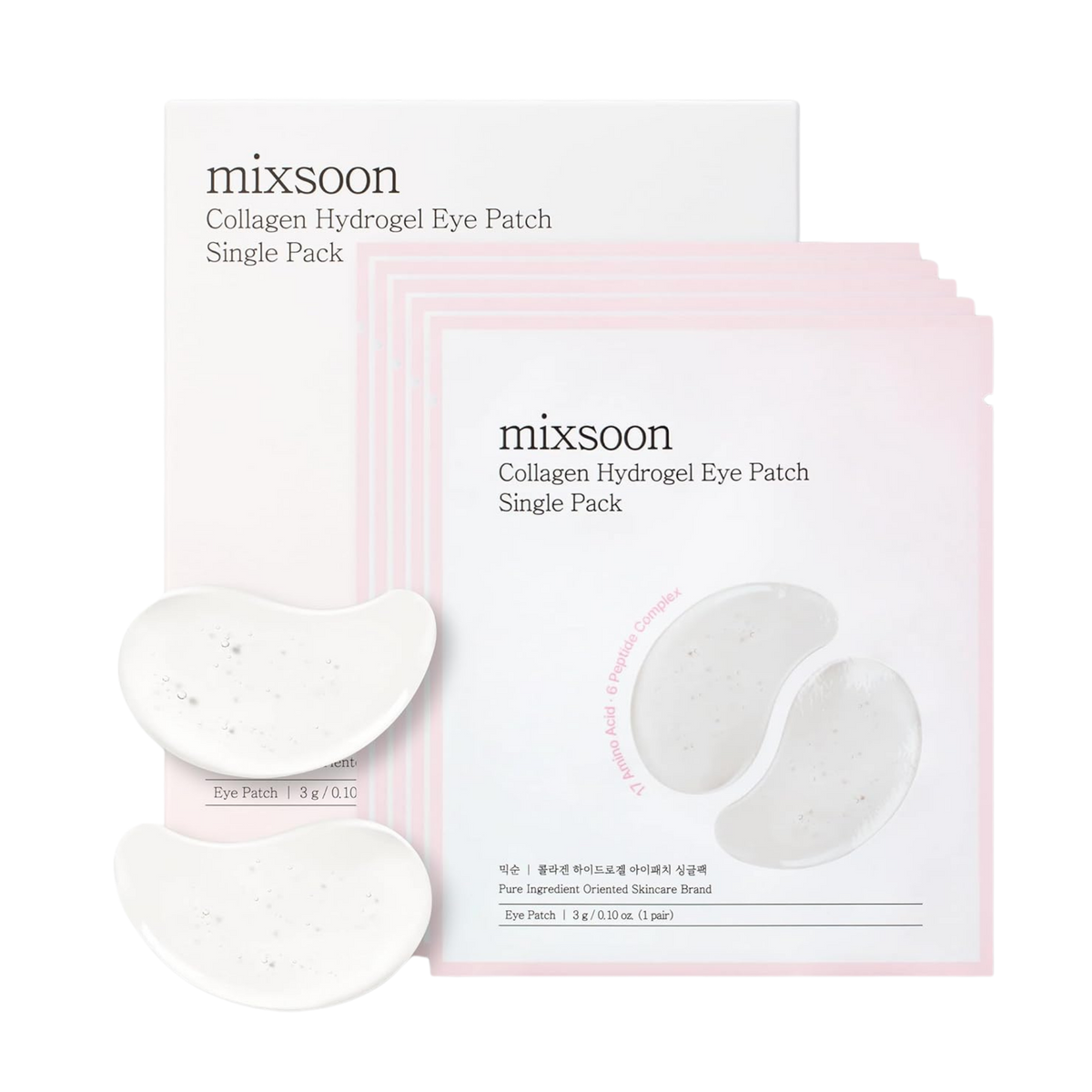 Hidrogelio paakių pagalvėlės "Collagen Hydrogel Eye Patch Single Pack", 5 vnt.