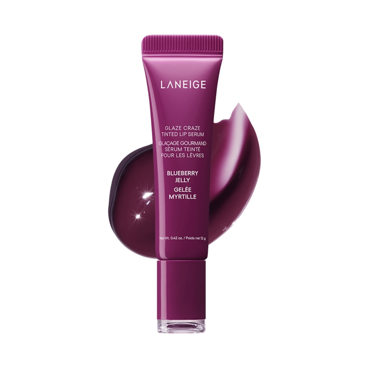 Lūpų balzamas - serumas su atspalviu "Glaze Craze Tinted Lip Serum (Blueberry Jelly)", 12 g