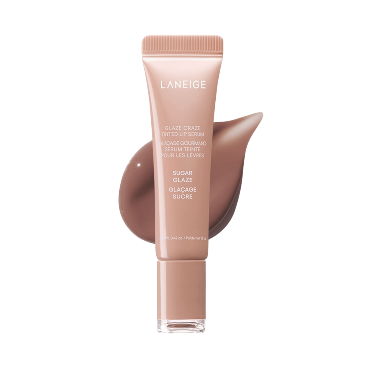 Lūpų balzamas - serumas su atspalviu "Glaze Craze Tinted Lip Serum (Sugar Glaze)", 12 g