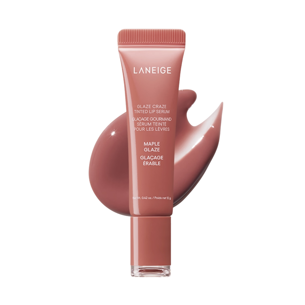 Lūpų balzamas - serumas su atspalviu "Glaze Craze Tinted Lip Serum (Maple Glaze)", 12 g