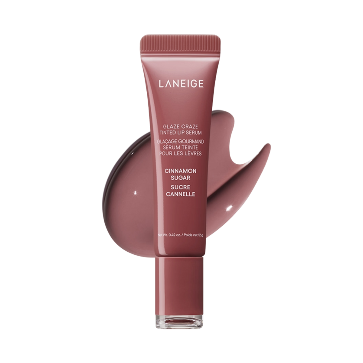 Lūpų  balzamas - serumas su atspalviu "Glaze Craze Tinted Lip Serum (Cinnamon Sugar)", 12 g