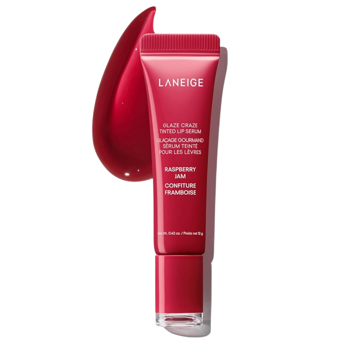 Lūpų balzamas - serumas su atspalviu "Glaze Craze Tinted Lip Serum (Raspberry Jam)", 12 g