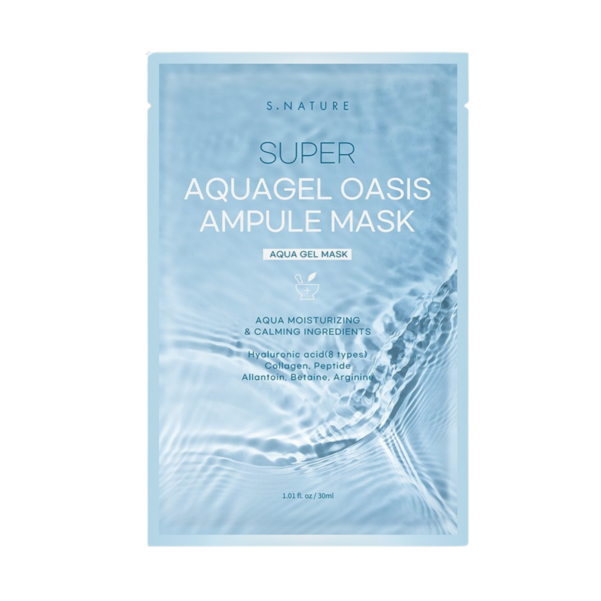 Lakštinė veido kaukė "Super Aquagel Oasis Ampoule Mask", 30 ml