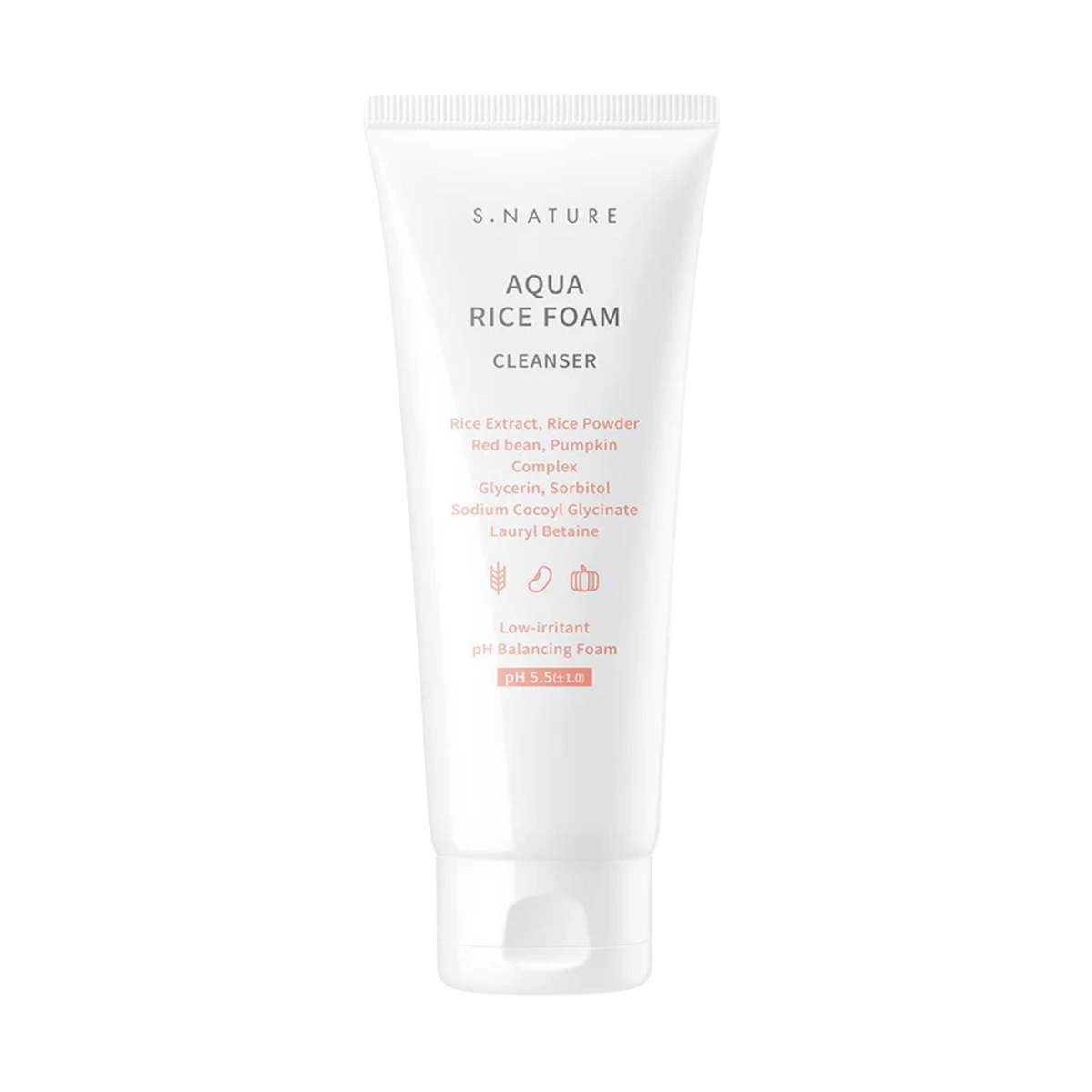 Putojantis veido prausiklis "Aqua Rice Foam Cleanser ", 80 ml