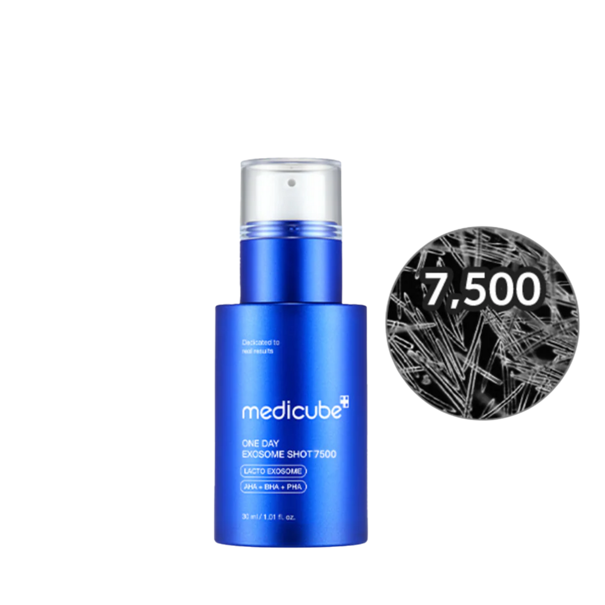 Poras sutraukiantis veido serumas su mikroadatėlėmis "One Day Exosome Shot Pore Ampoule 7500", 30 ml