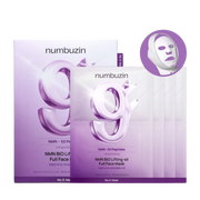 Liftinguojanti lakštinė veido kaukė "No. 9 NAD+ BIO Lifting-sil Full Face Mask", 4 vnt.