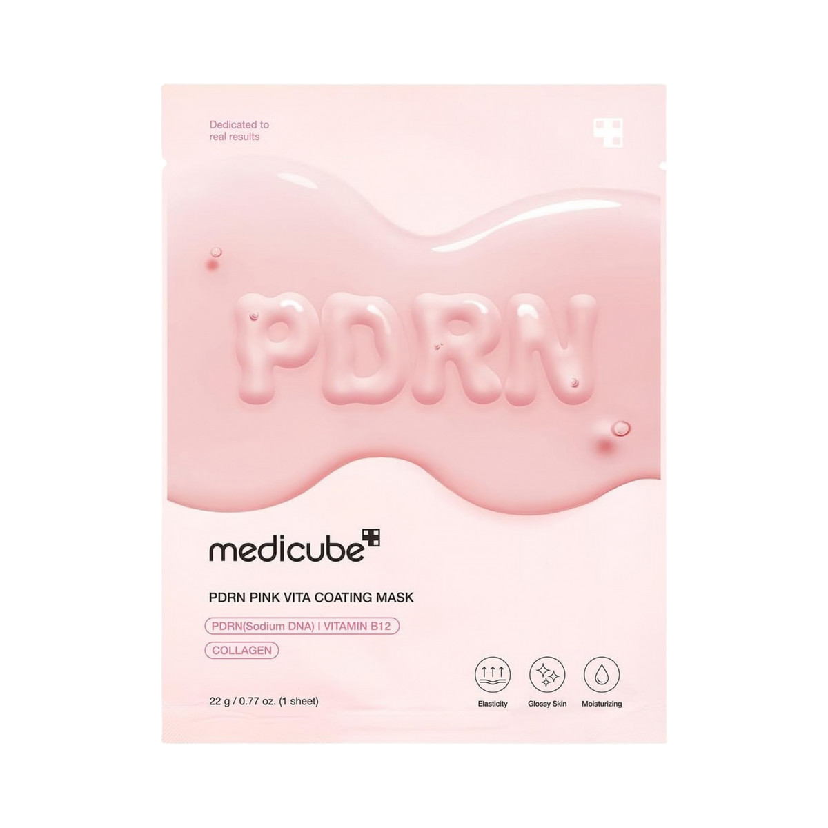 Lakštinė veido kaukė "PDRN Pink Vita Coating Mask", 22 g