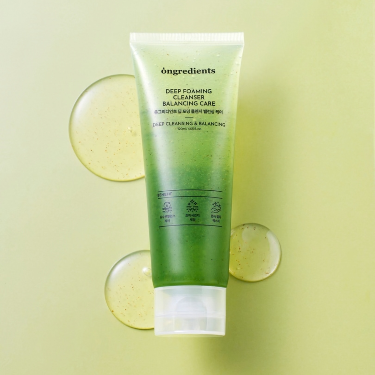 Giliai valantis veido prausiklis "Deep Foaming Cleanser Balancing Care", 120 ml