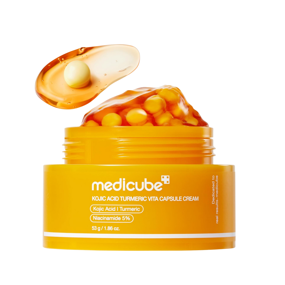 Skaistinamasis veido kremas "Kojic Acid Turmeric Vita Capsule Cream", 53 g
