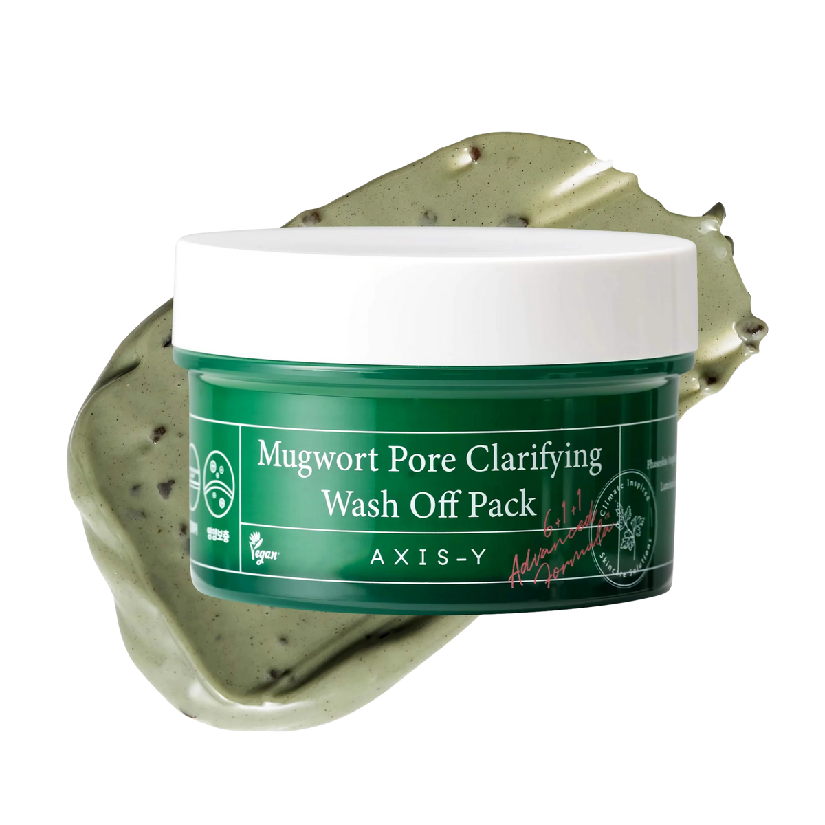Valomoji veido kaukė "Mugwort Pore Clarifying Wash Off Pack", 100 ml