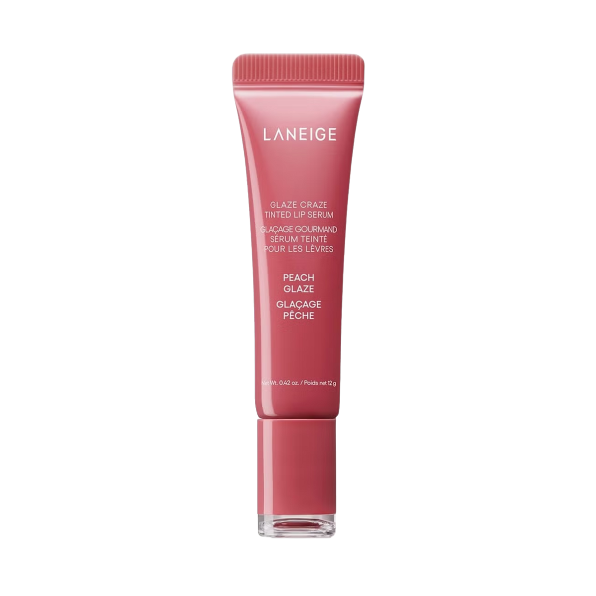 Lūpų balzamas - serumas su atspalviu "Glaze Craze Tinted Lip Serum (Peach Glaze)", 12 g