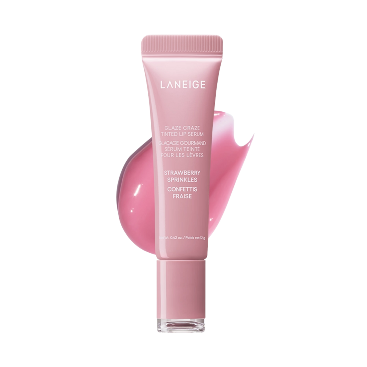 Lūpų balzamas - serumas su atspalviu "Glaze Craze Tinted Lip Serum (Strawberry Sprinkles)", 12 g