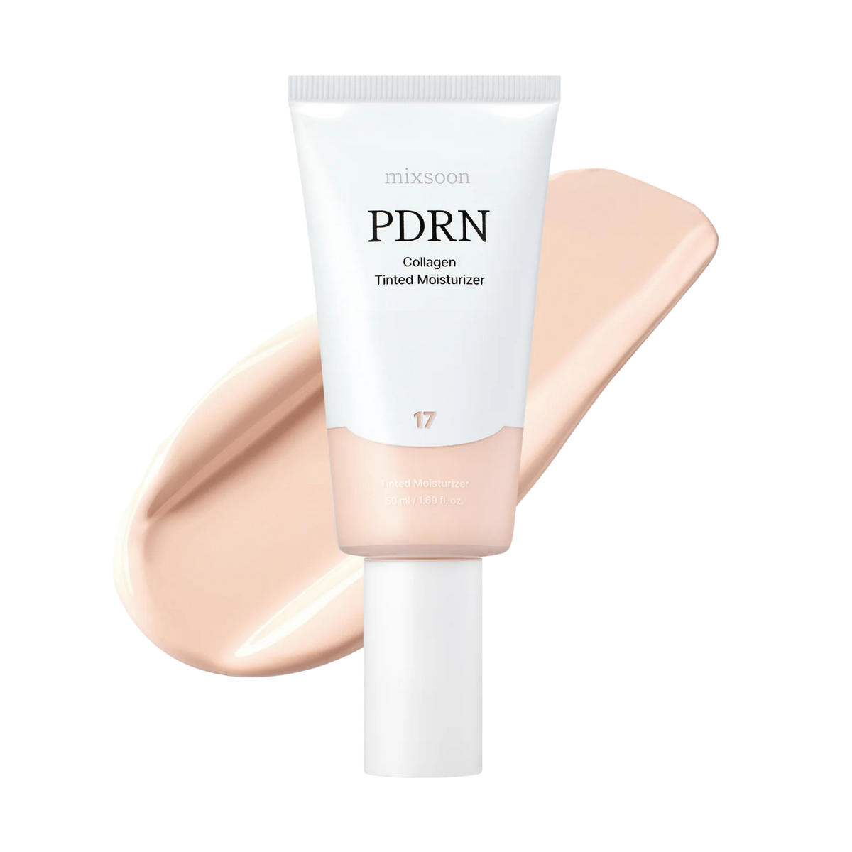 Veido kremas su atspalviu "PDRN Collagen Tinted Moisturizer No. 17 Bare" 50 ml