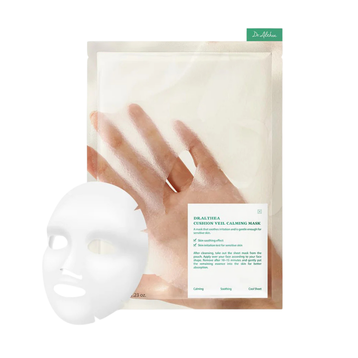 Lakštinė veido kaukė "Cushion Veil Calming Mask", 35 g