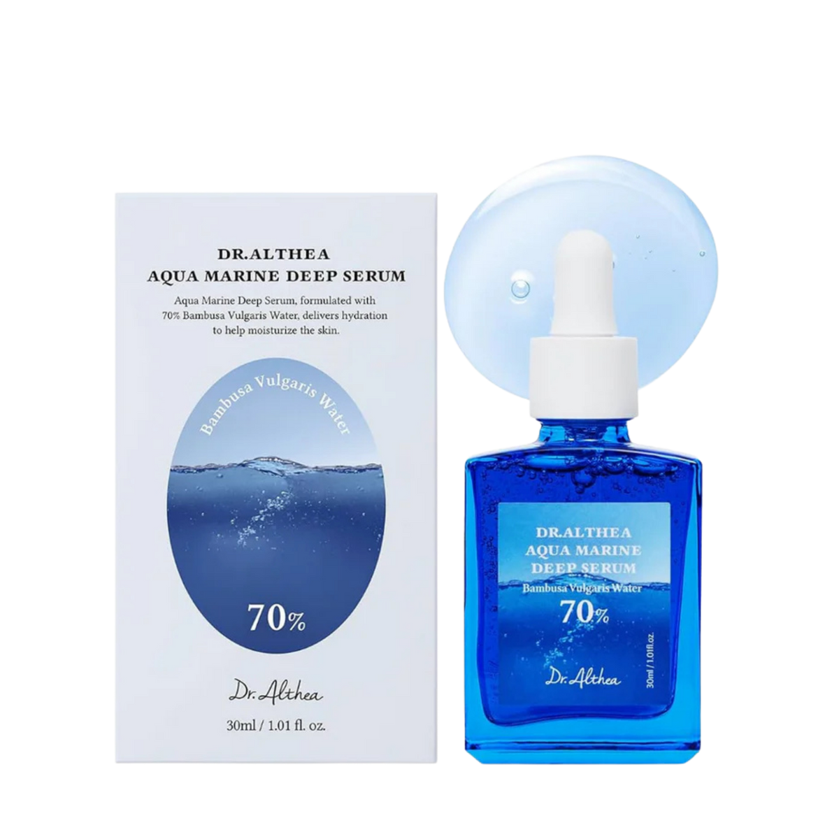 Drėkinamasis veido serumas "Aqua Marine Deep Serum", 30 ml
