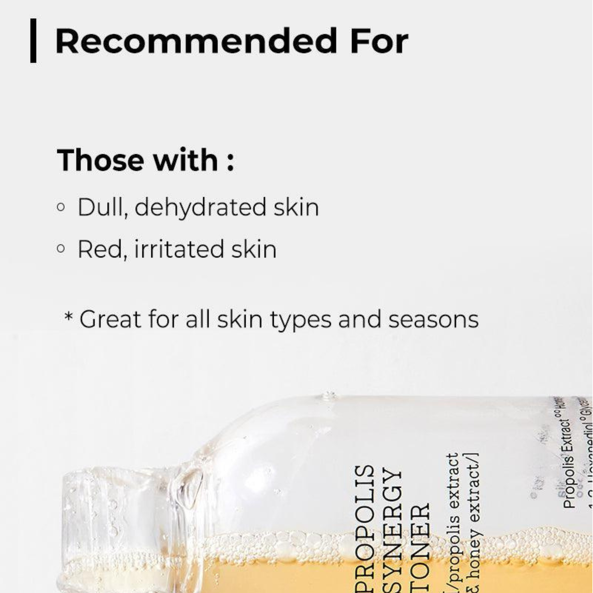 Veido tonikas su bičių propolio ekstraktu "Full Fit Propolis Synergy Toner", 150 ml