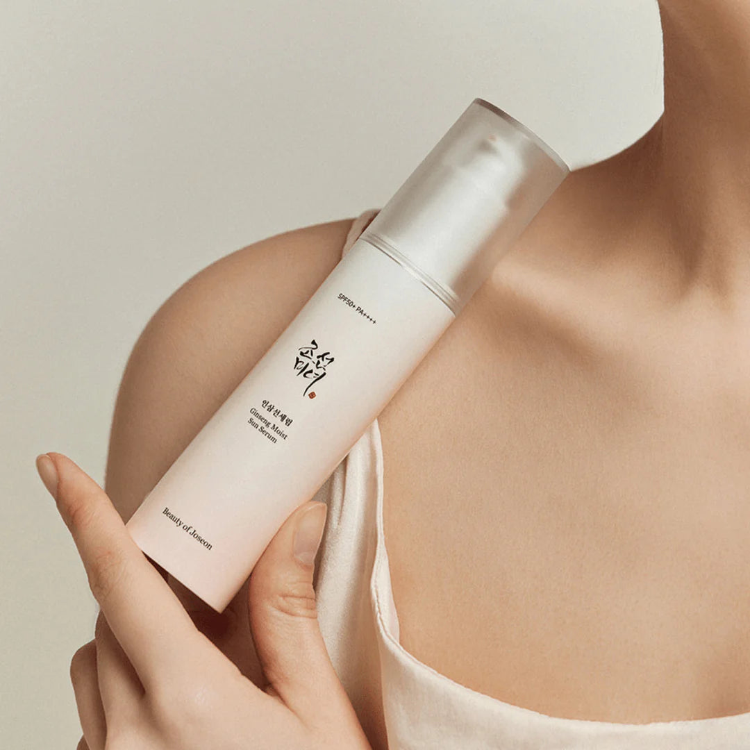 Veido serumas su ženšenio ekstraktu "Ginseng Moist Sun Serum SPF50+ PA++++", 50 ml