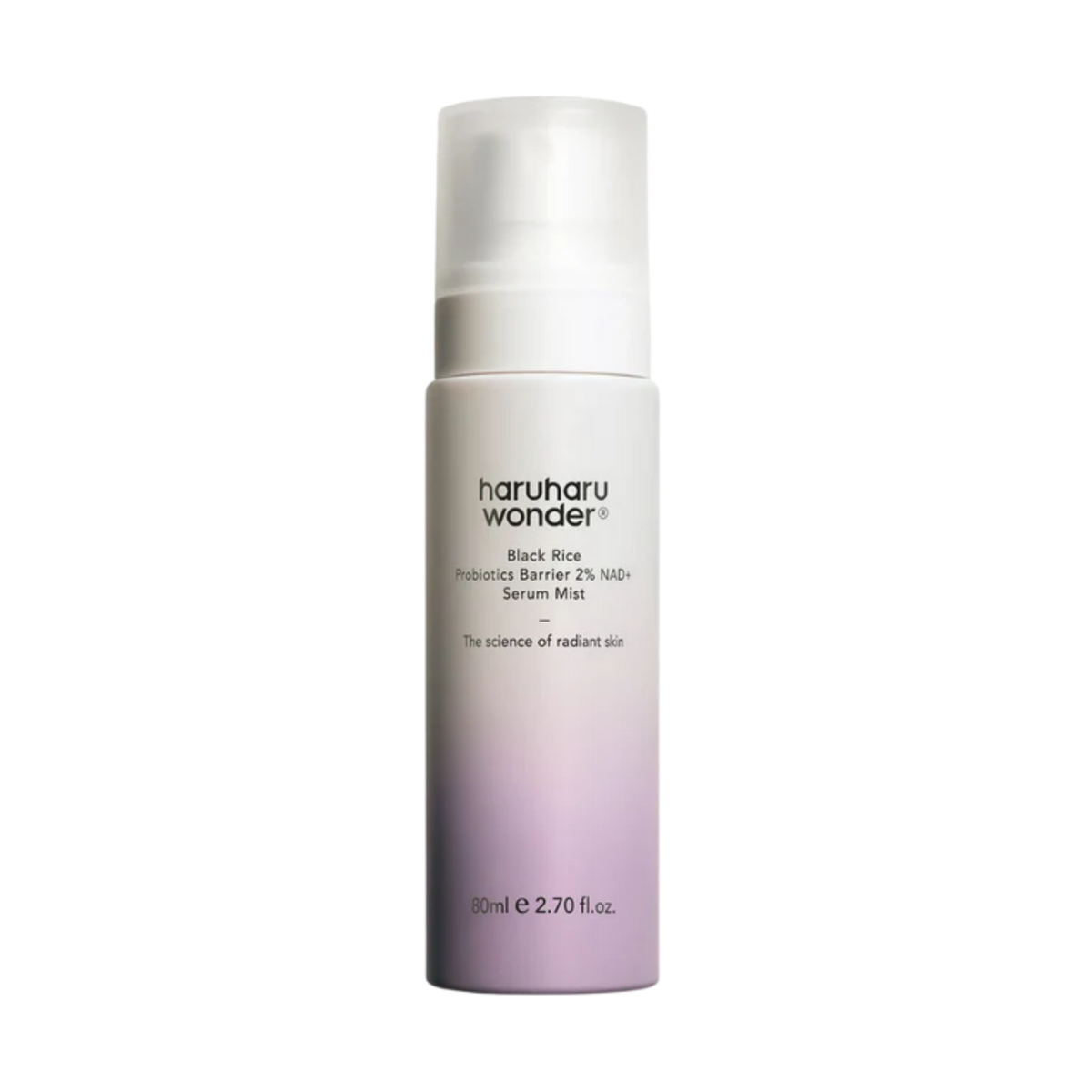 Purškiamas veido serumas "Black Rice Probiotics Barrier 2% NAD+ Serum Mist", 80 ml