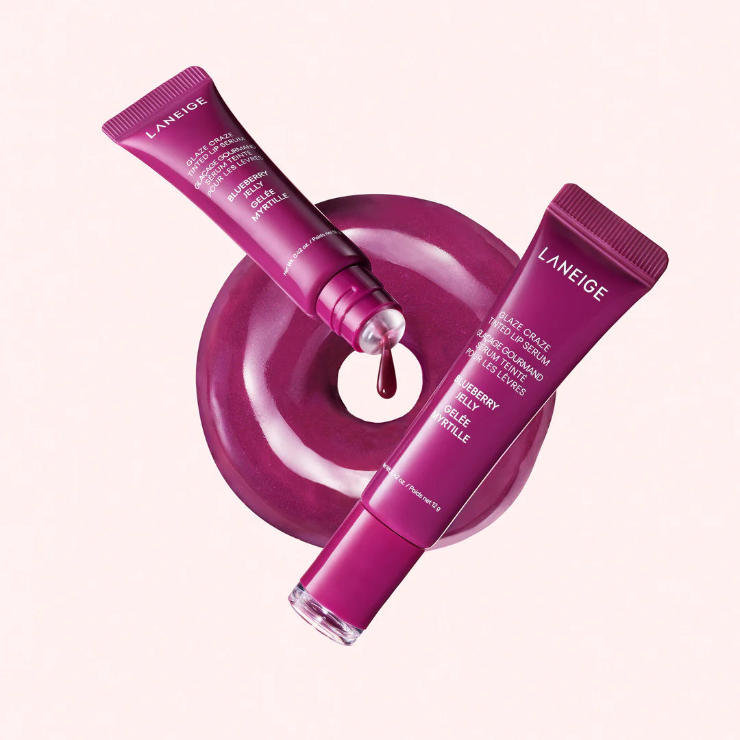 Lūpų balzamas - serumas su atspalviu "Glaze Craze Tinted Lip Serum (Blueberry Jelly)", 12 g