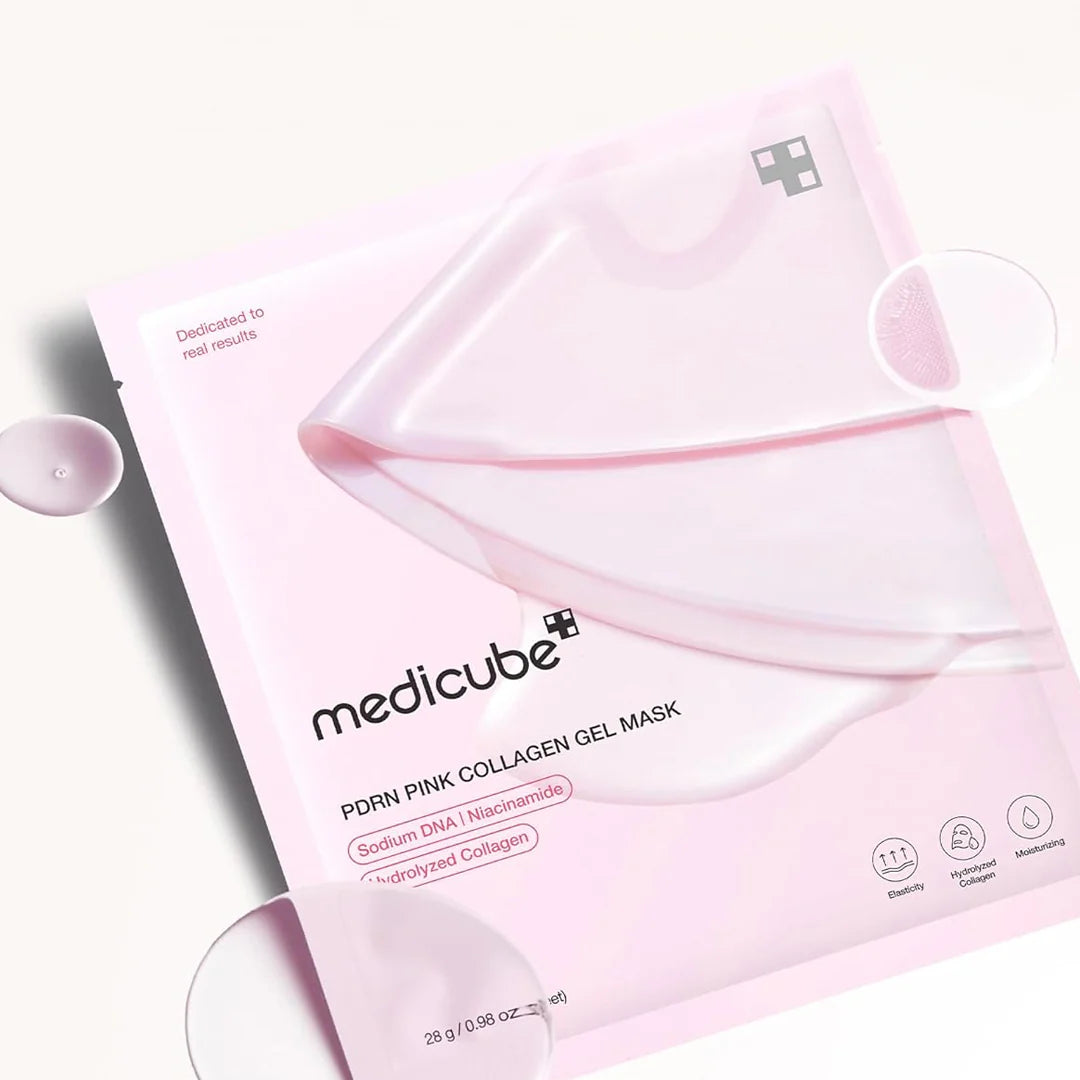 Veido kaukė su kolagenu "PDRN Pink Collagen Gel Mask"