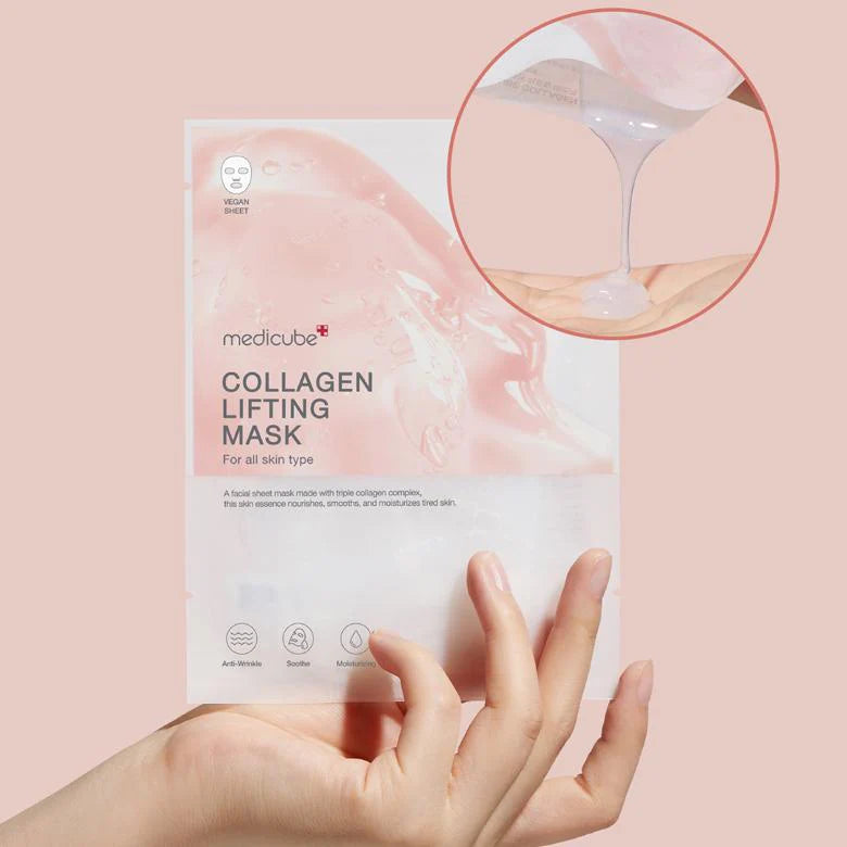 Stangrinamoji lakštinė veido kaukė su kolagenu "Collagen Lifting Mask"